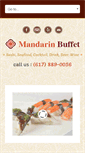Mobile Screenshot of mandarinbuffetma.com